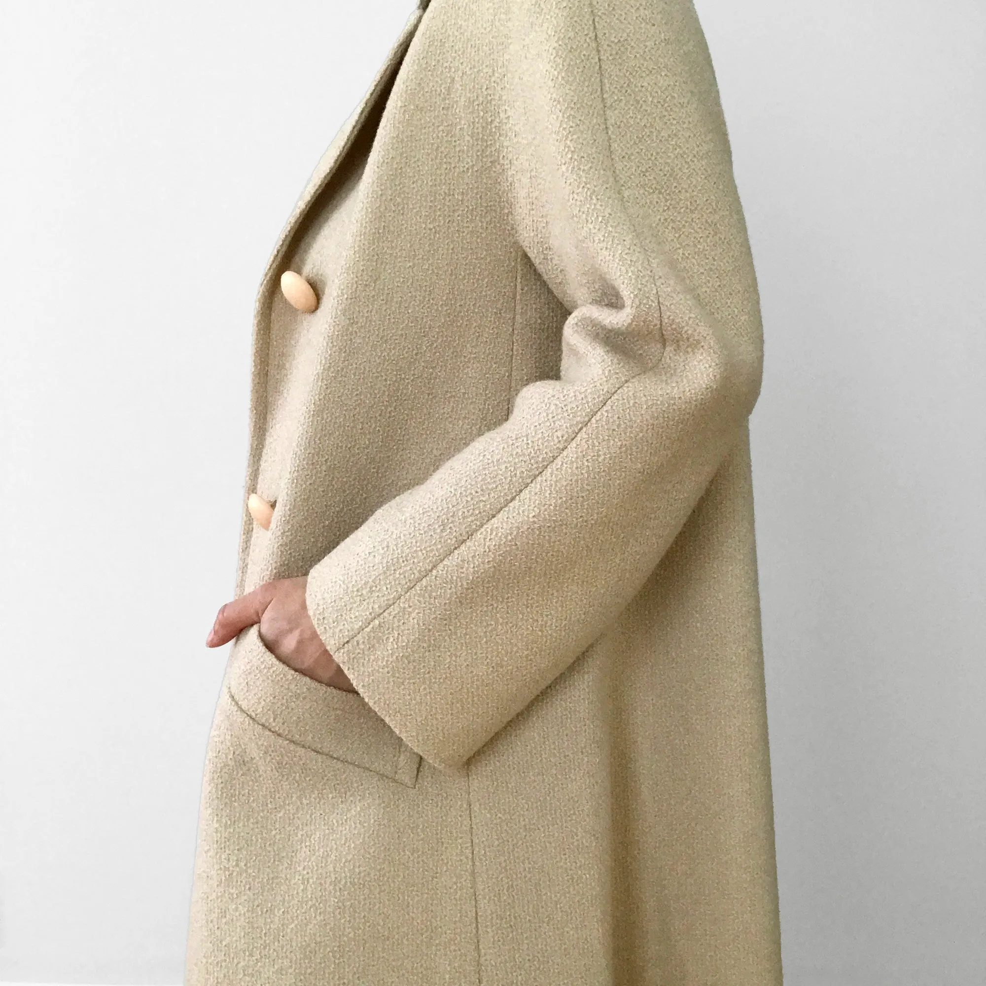 1960s Digi-Tweed Oatmeal Coat