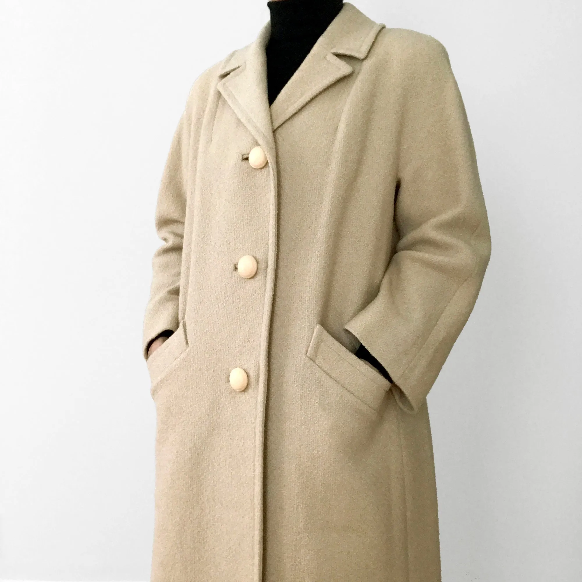 1960s Digi-Tweed Oatmeal Coat