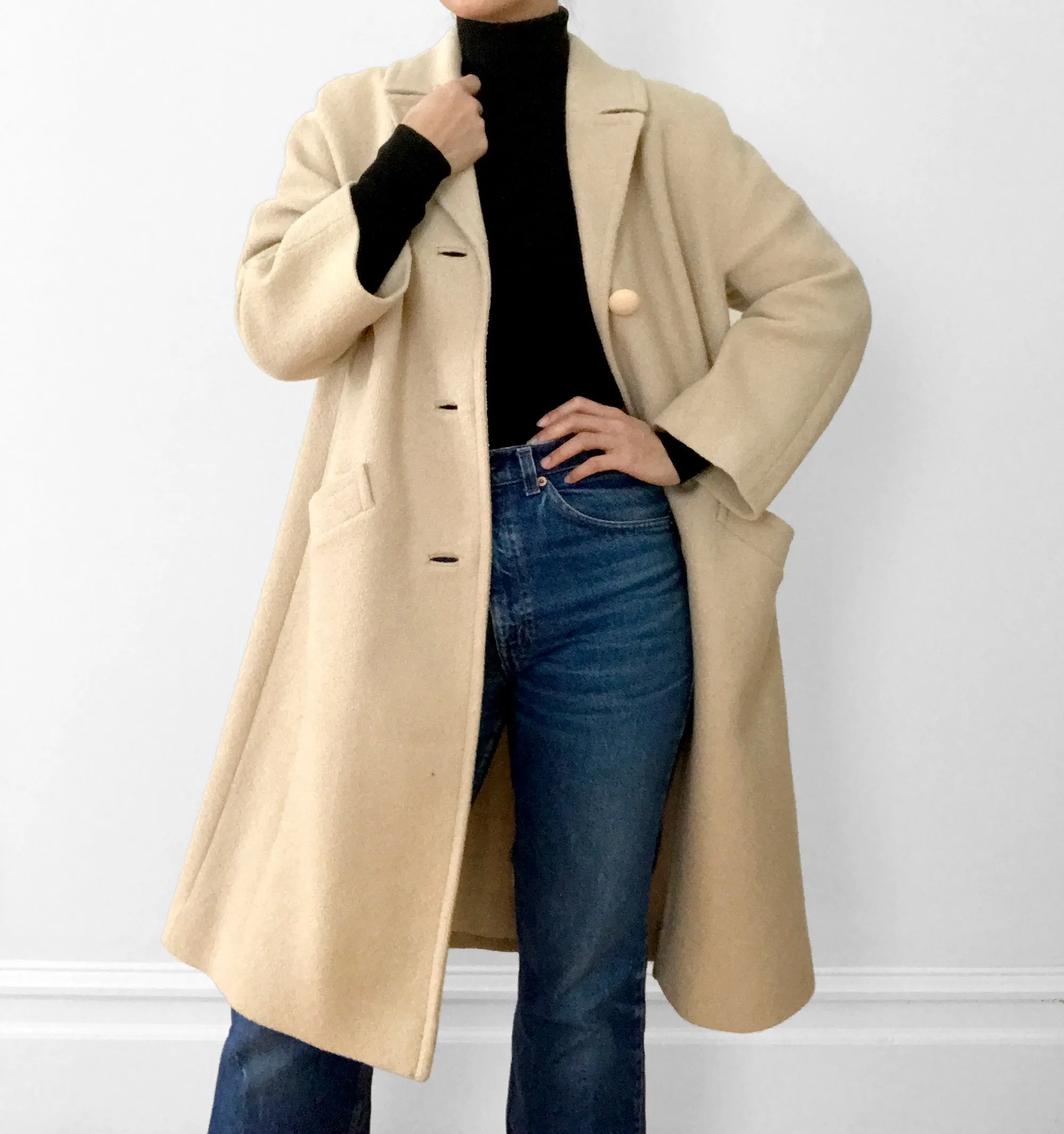 1960s Digi-Tweed Oatmeal Coat