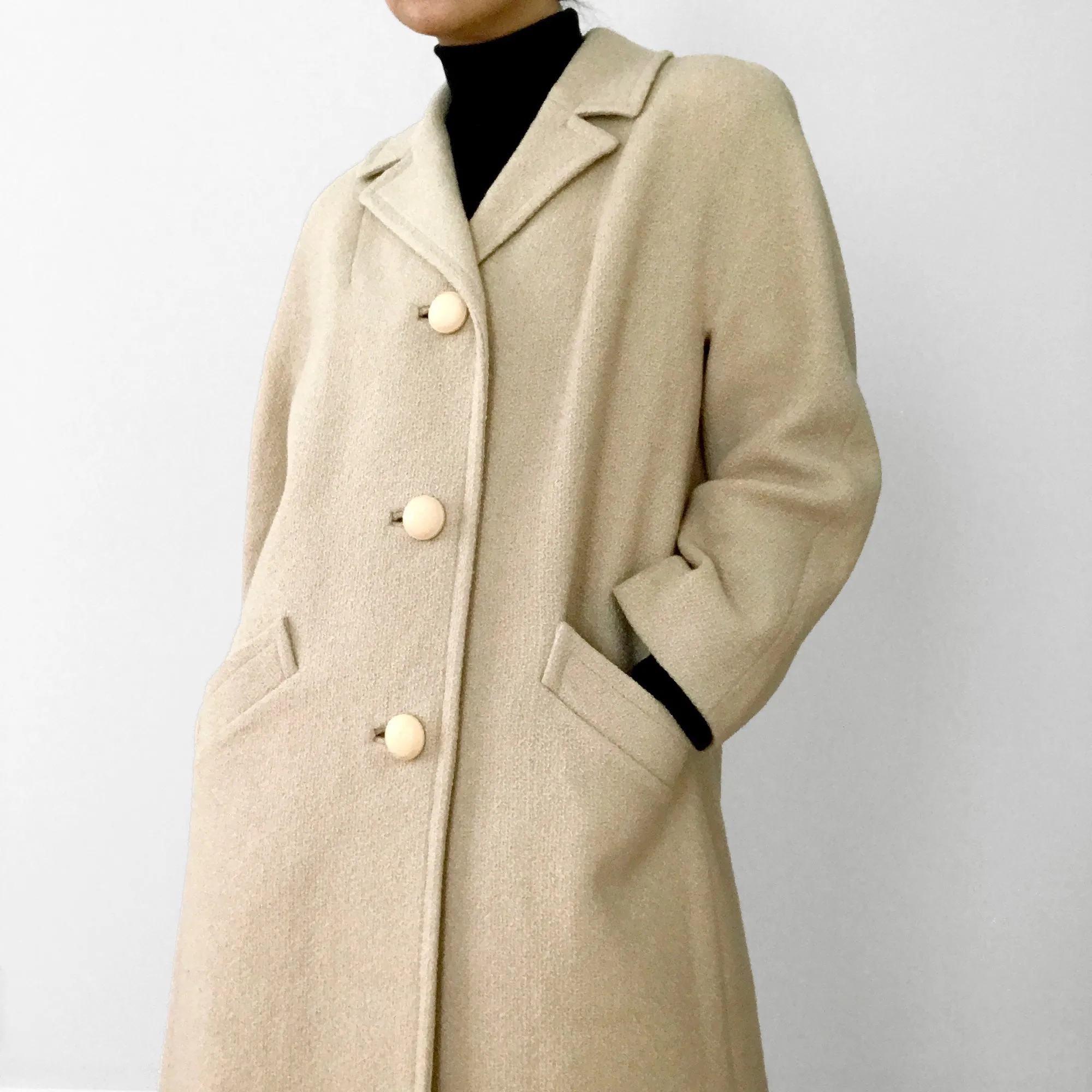 1960s Digi-Tweed Oatmeal Coat