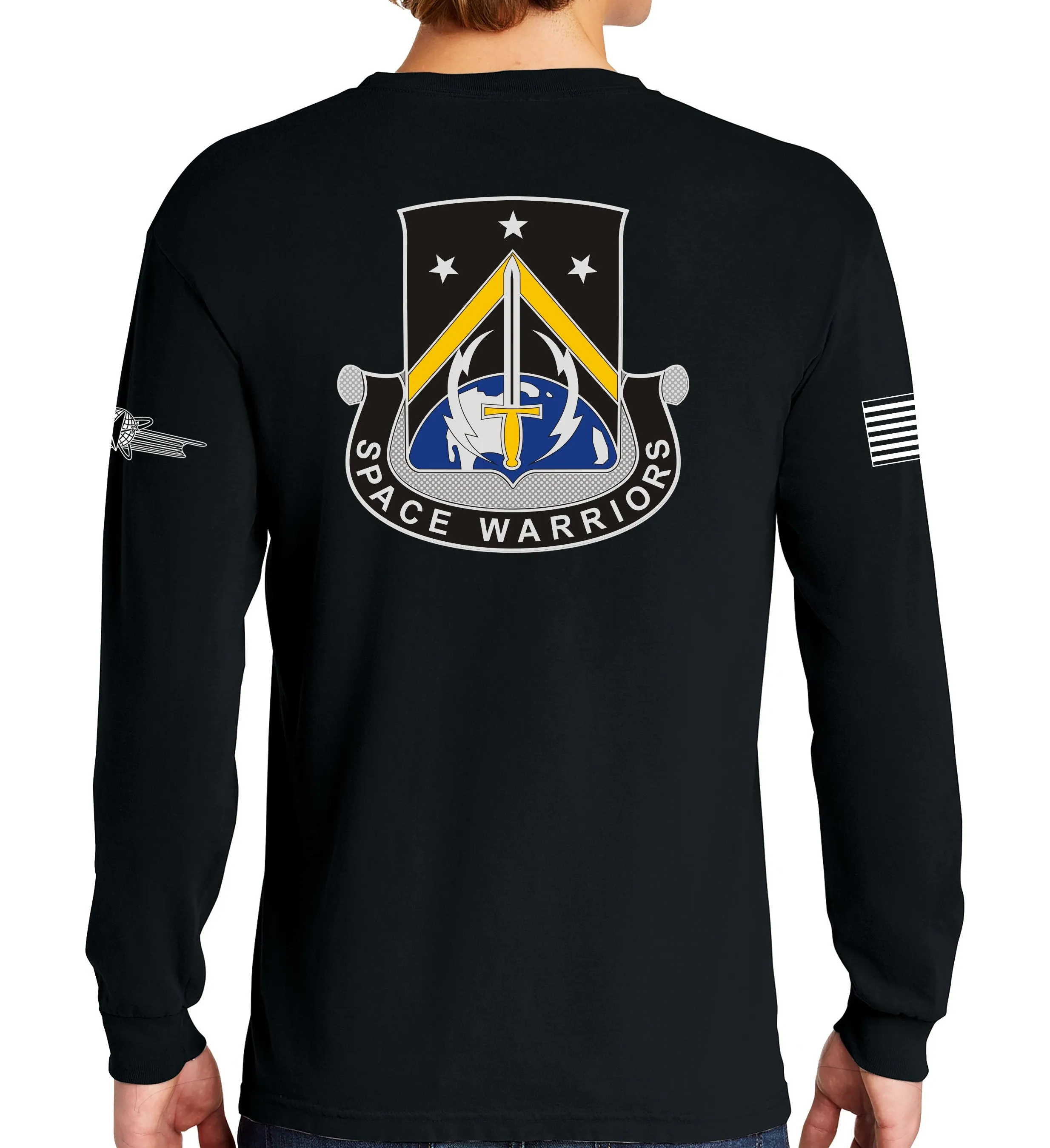 22nd Shoguns Long Sleeve 50-50 Blend Unisex Shirt. This shirt IS approved for PT