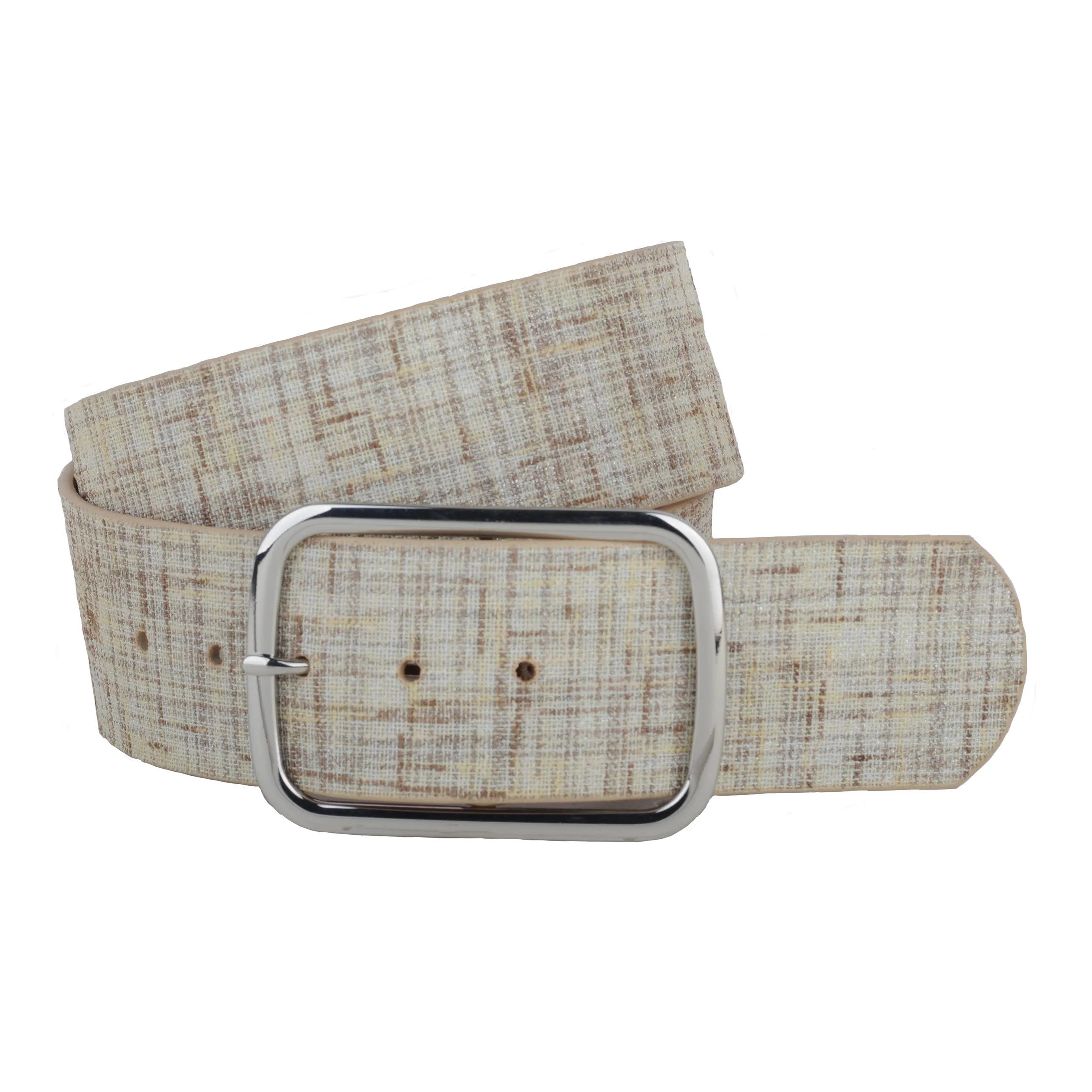 5081 - Wide Waist Cinching Framed Buckle Belt