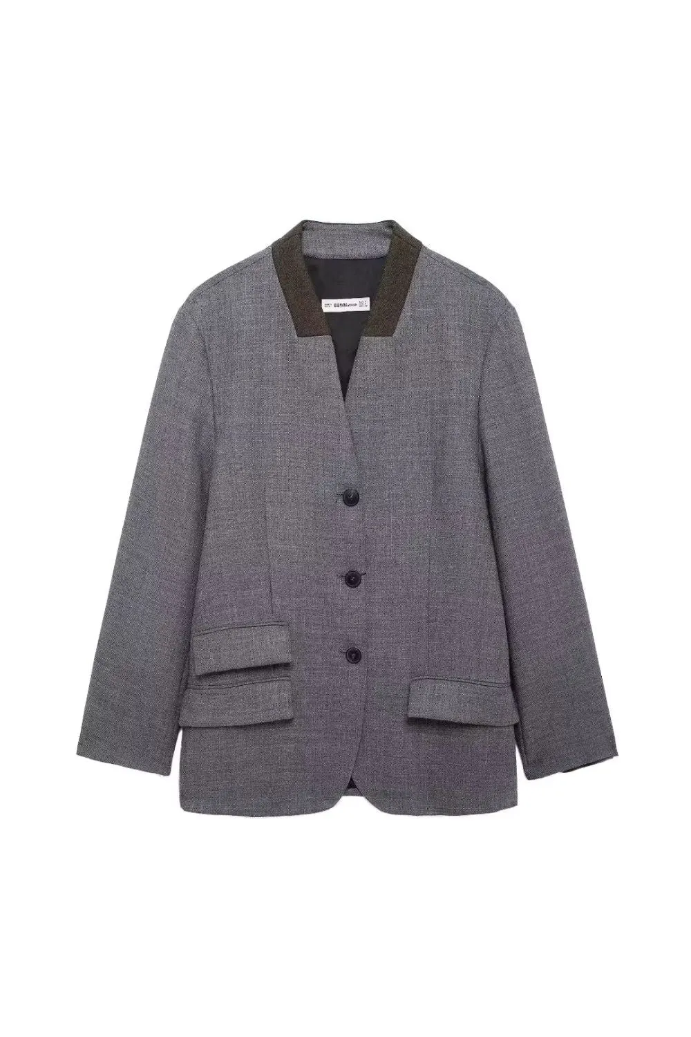 'Amelia' Casual Button-Trim Blazer