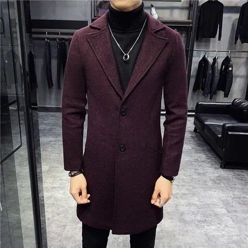 Antonios British Overcoat Men