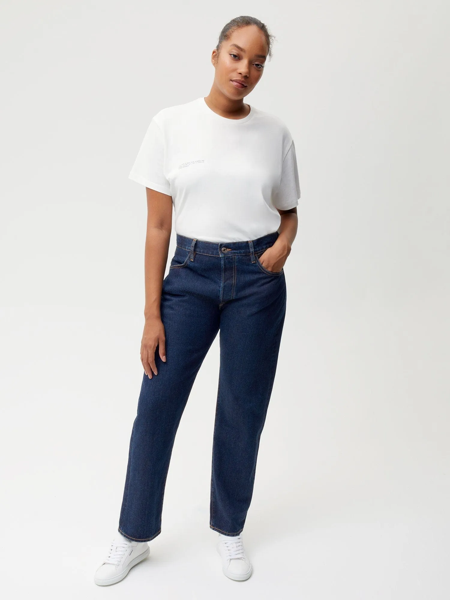 Archive Womens Nettle Denim Straight Leg Jeans—rinse wash