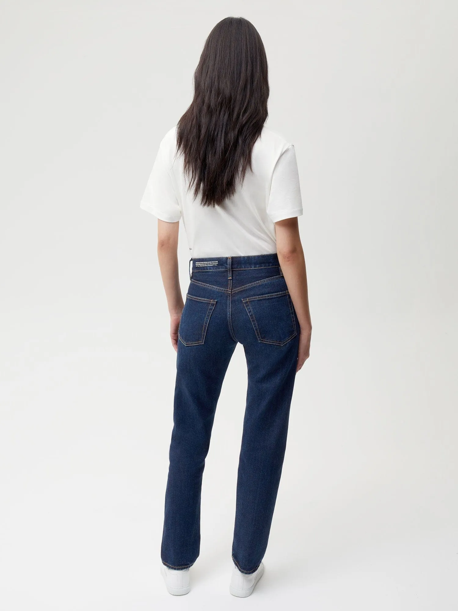 Archive Womens Nettle Denim Straight Leg Jeans—rinse wash