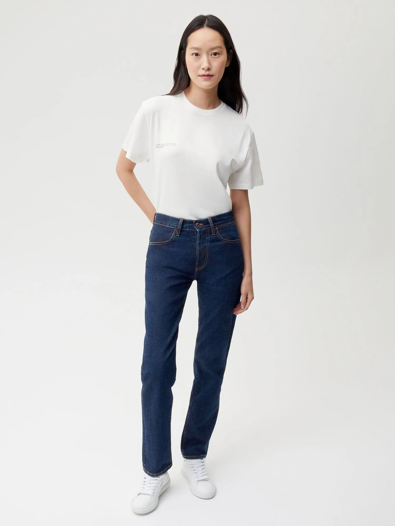 Archive Womens Nettle Denim Straight Leg Jeans—rinse wash