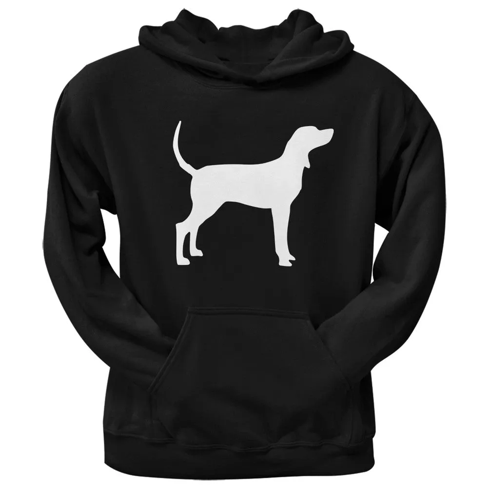 Austrian Silhouette Black & Tan Hound Silhouette Black Adult Hoodie