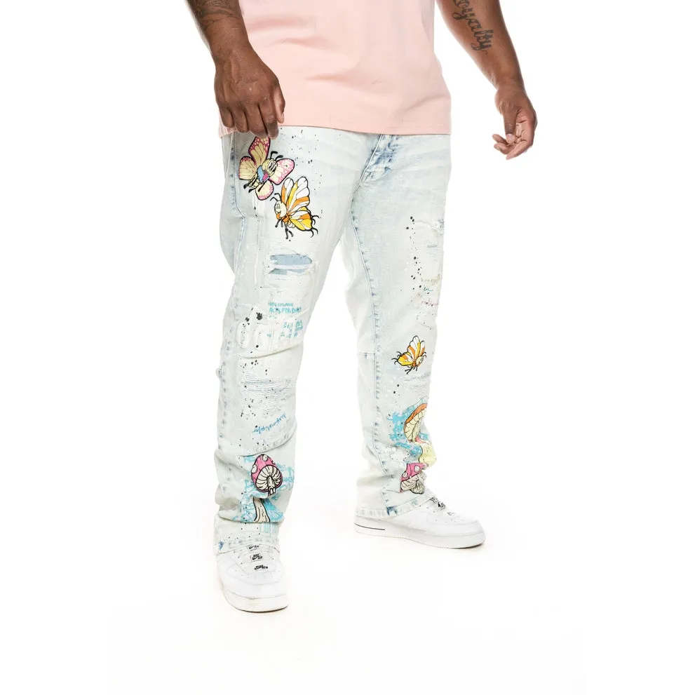 Big and Tall - Mushroom Jeans - Plaster Blue