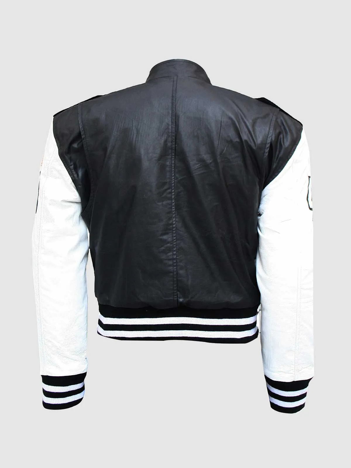 Black & White Varsity Jacket