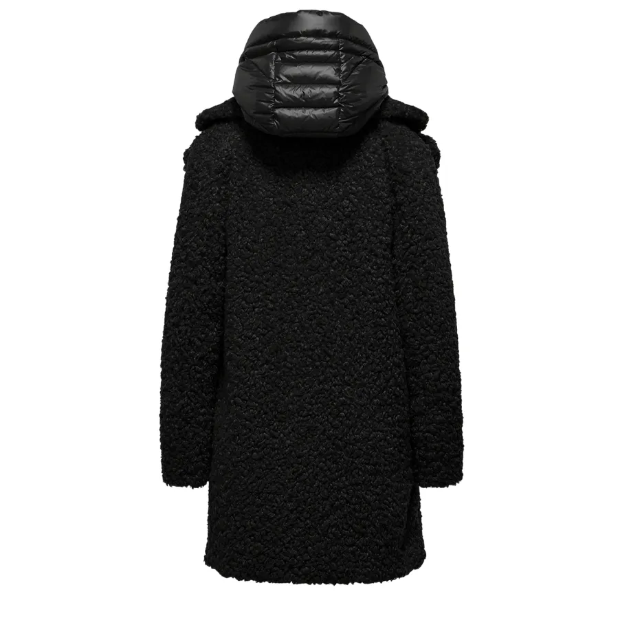 Bomboogie cappotto in Sherpa Fleece Odessa Overcoat CW6570TSFC4 90 nero