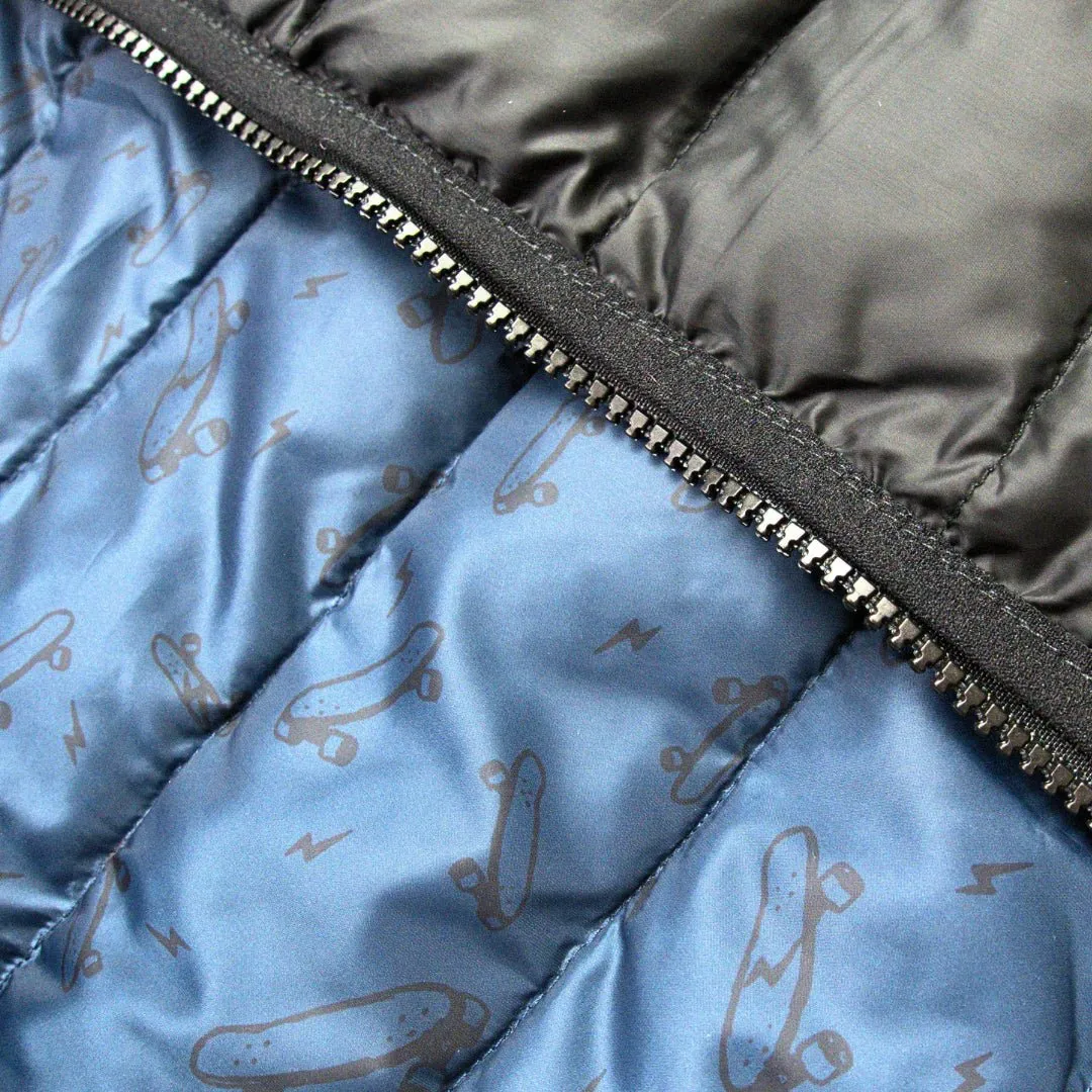 Boys Reversible Puffer Coat