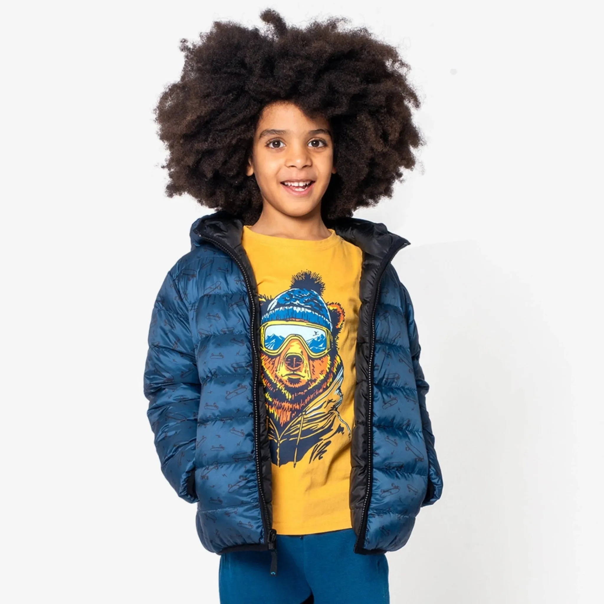 Boys Reversible Puffer Coat