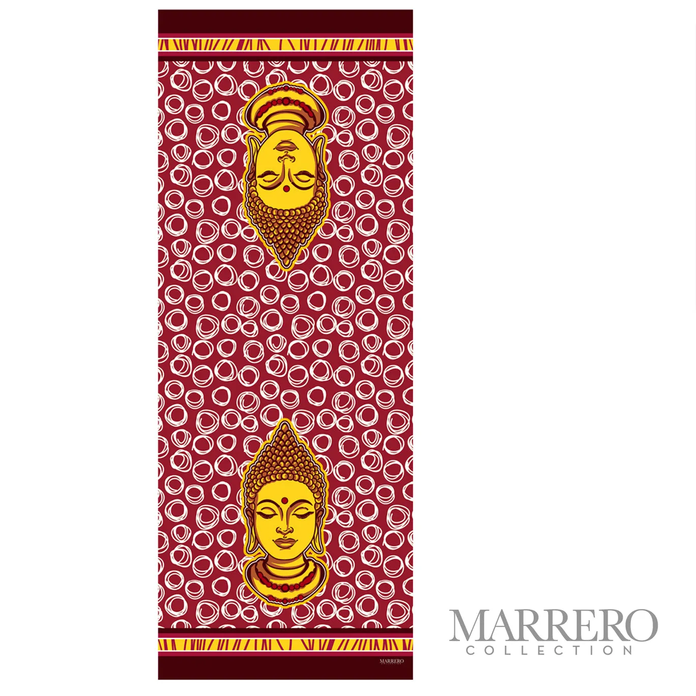 Buddha Print Scarf