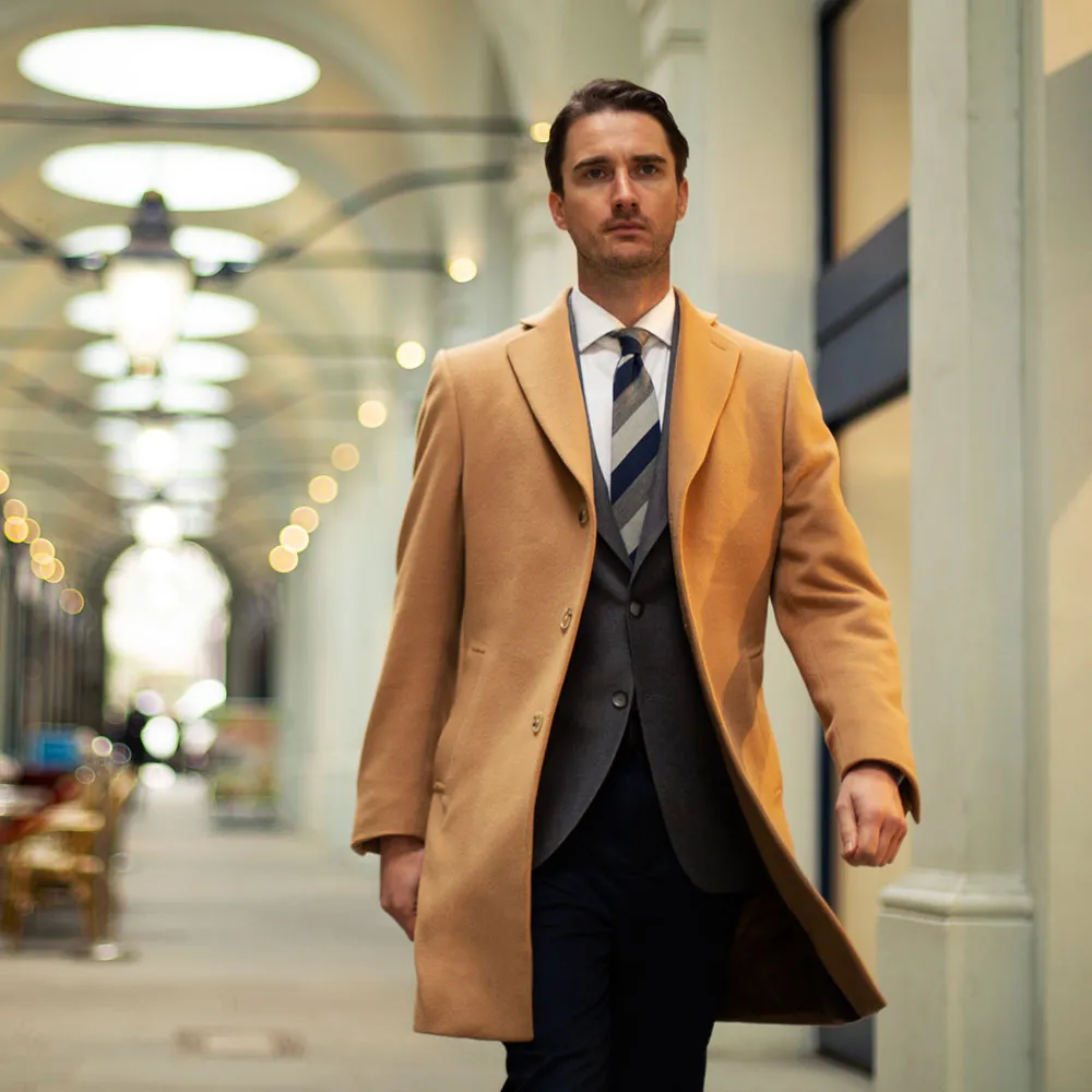 Camel Wool Overcoat