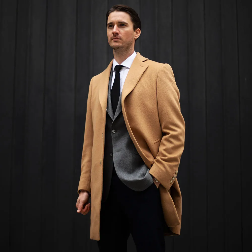 Camel Wool Overcoat