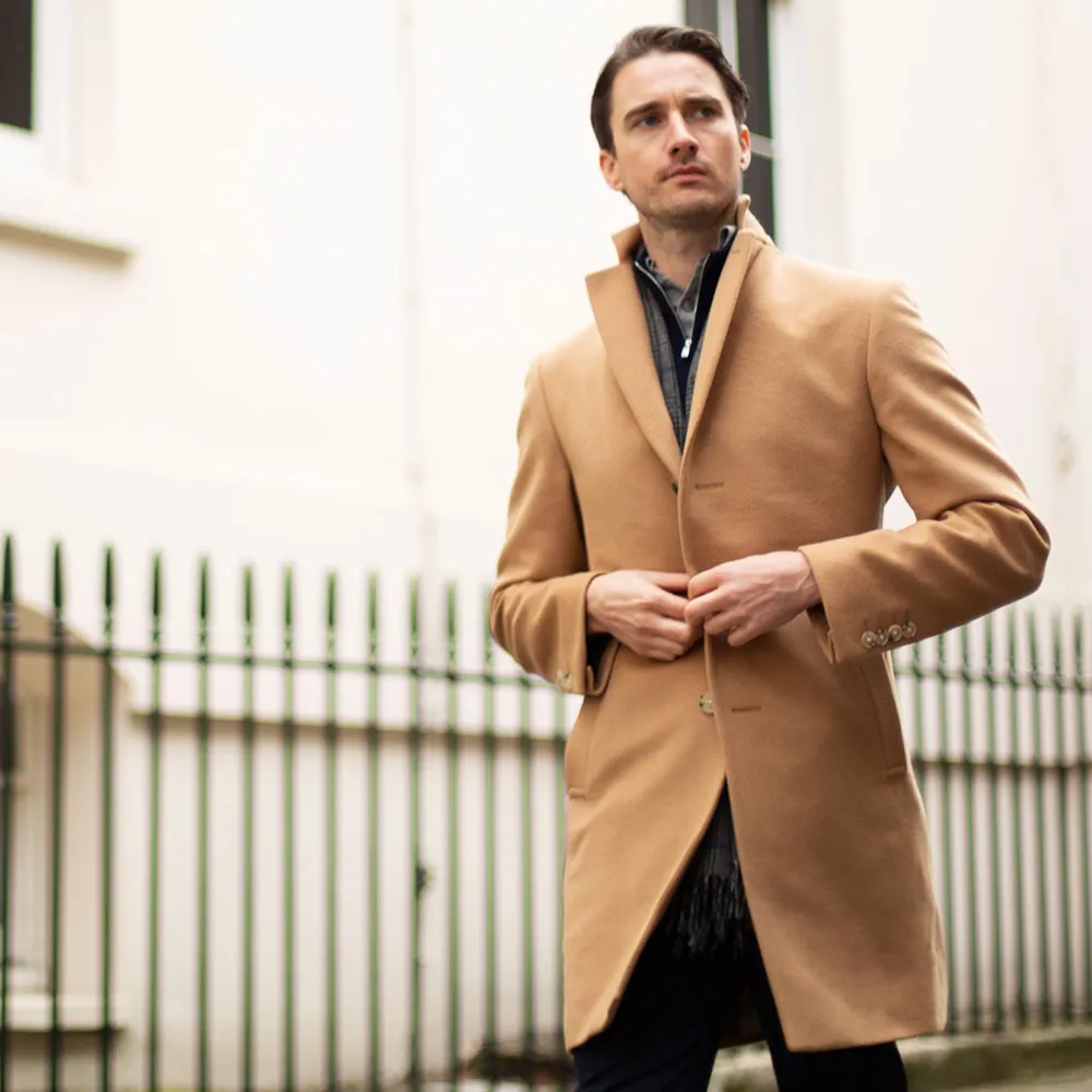 Camel Wool Overcoat