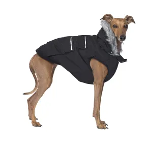 Canada Pooch Everest Explorer Size 18 Black Fleece Lined Insulated Dog Coat