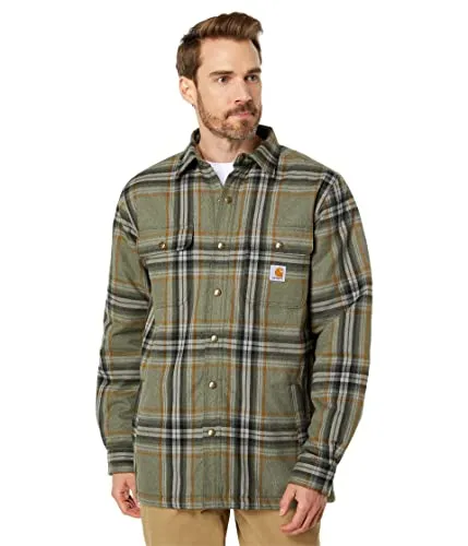 Carhartt 105430 Men's Relaxed Fit Flannel Sherpa-Lined Shirt Jac