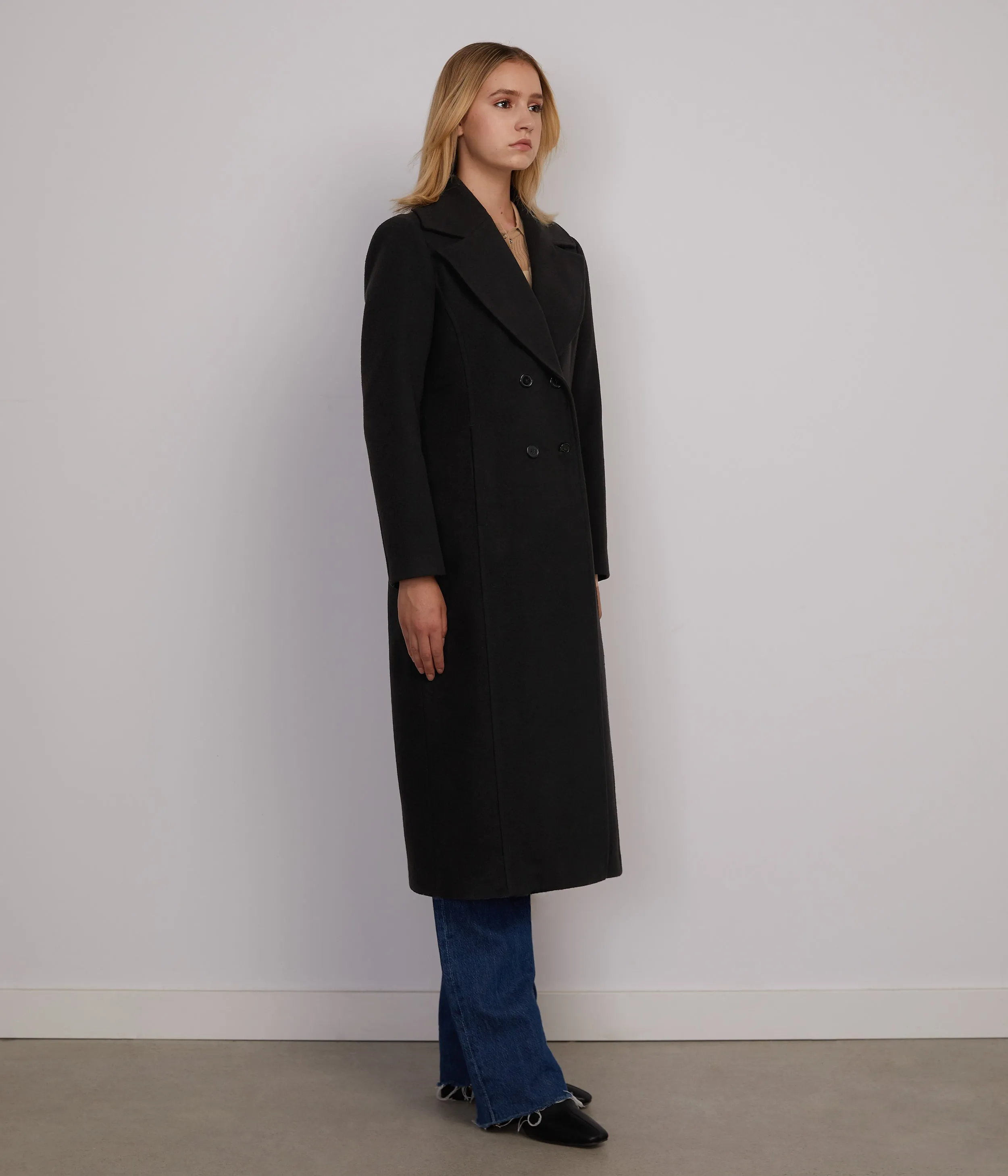 CLARESA Women's Vegan Wool Coat