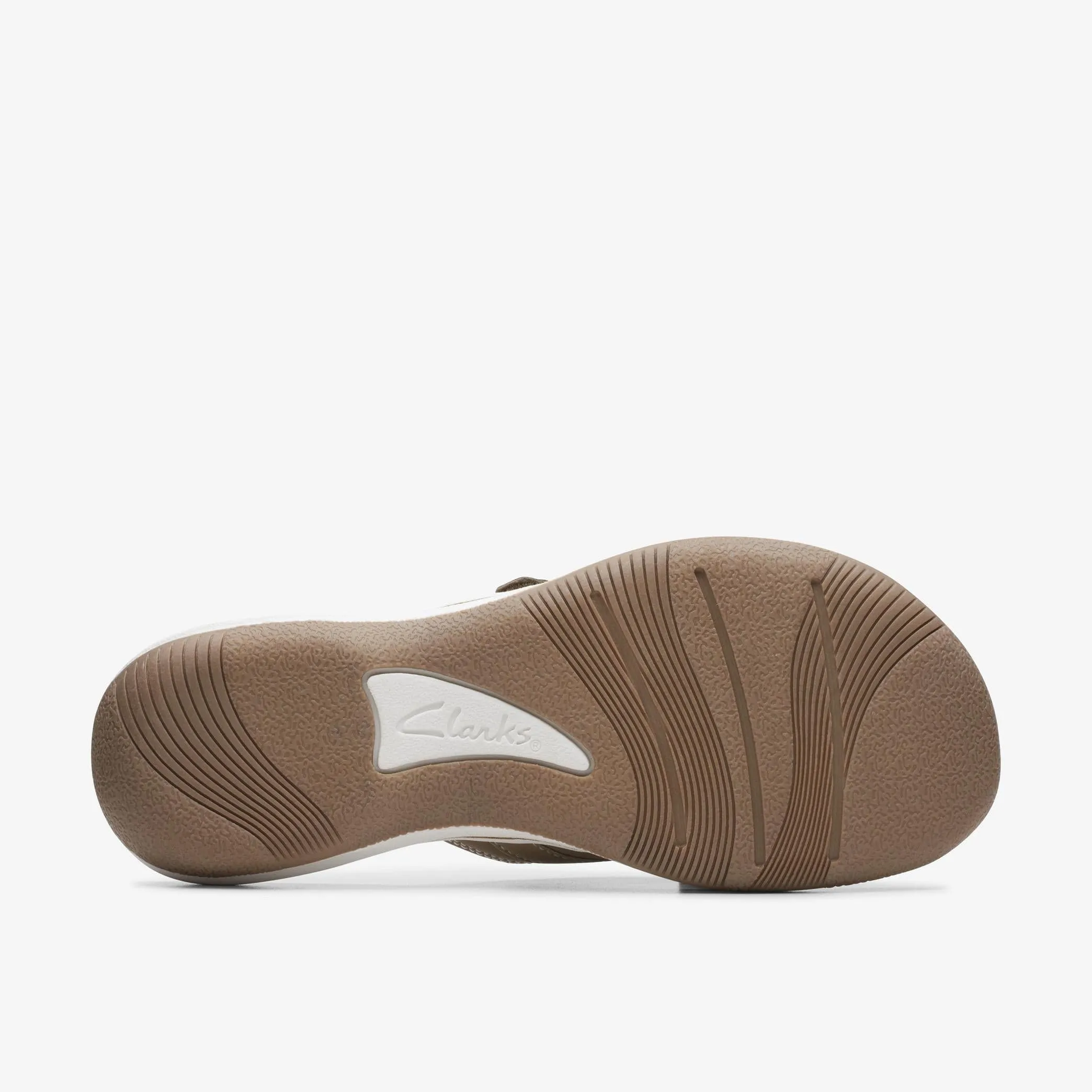 Clarks Women's Breeze Sea Flips- Light Taupe