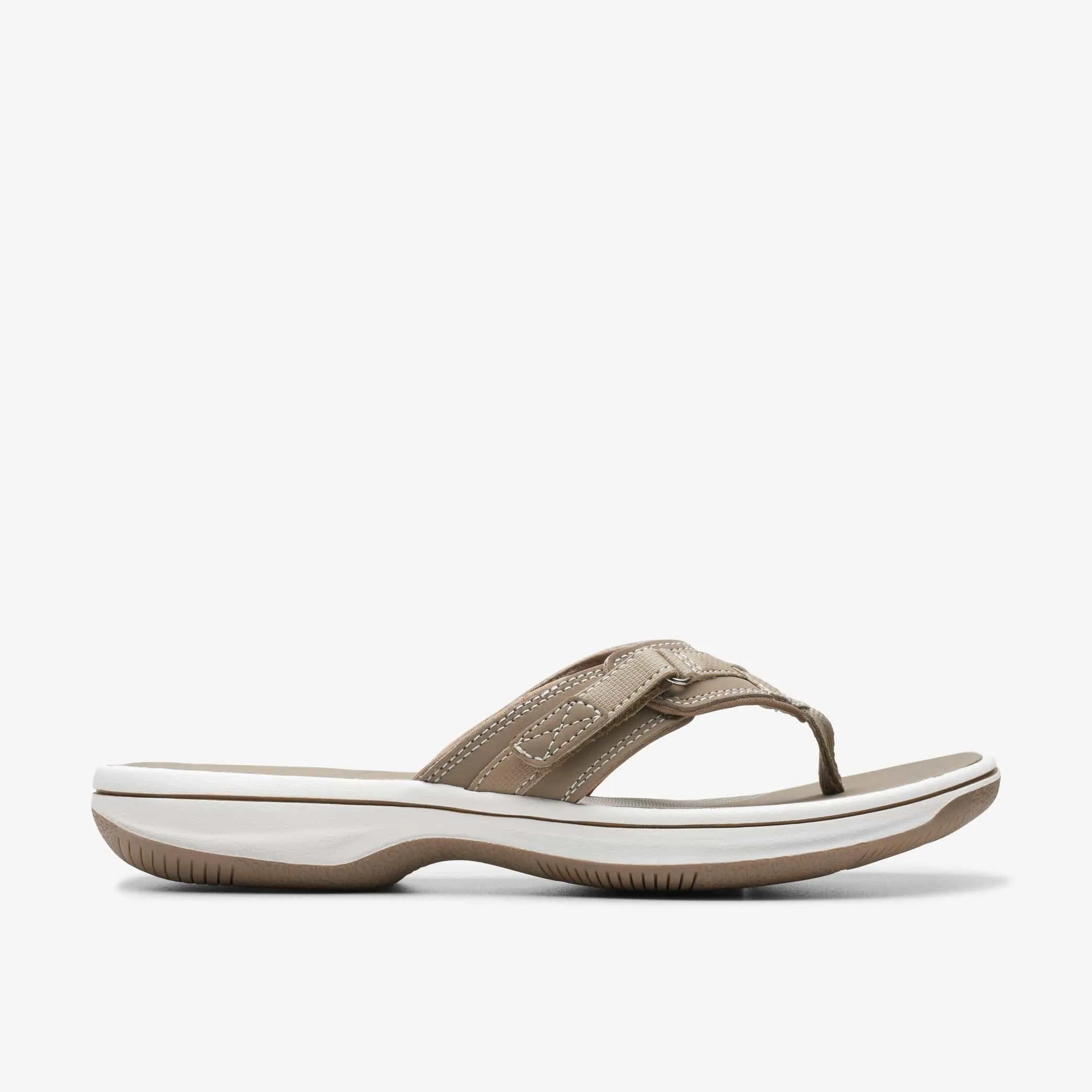 Clarks Women's Breeze Sea Flips- Light Taupe