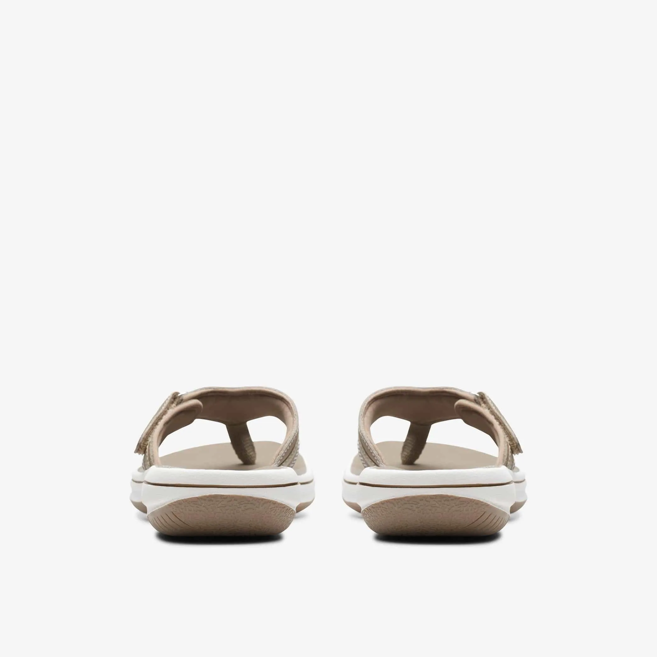 Clarks Women's Breeze Sea Flips- Light Taupe