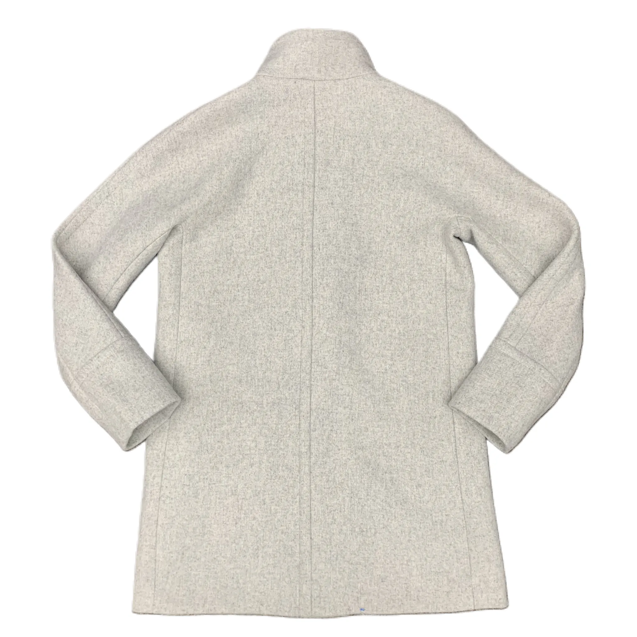 Coat Wool By J. Crew In Grey, Size: S