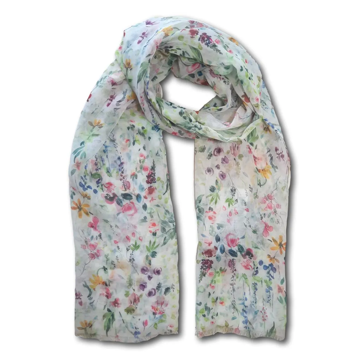 Dainty Floral Printed Scarf