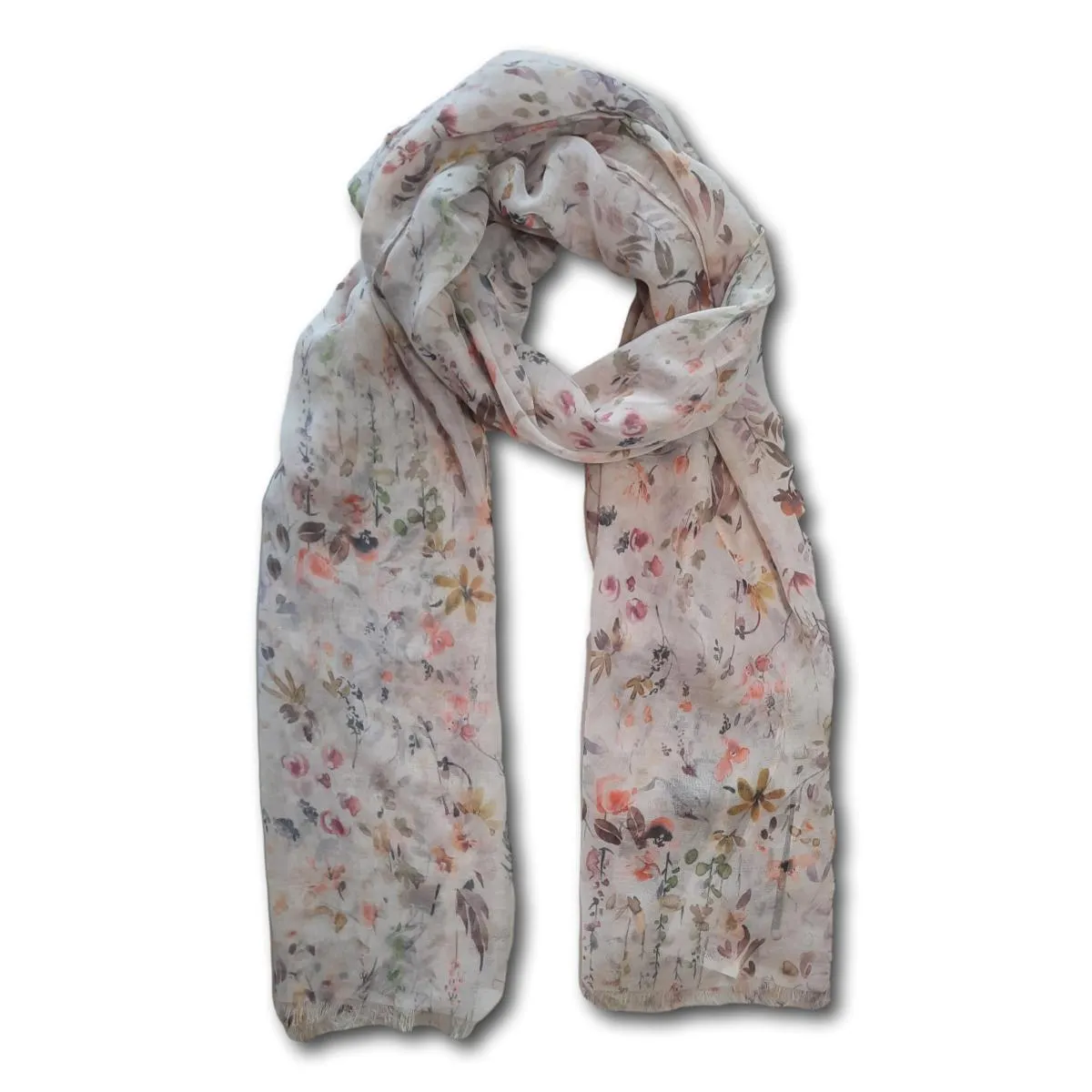 Dainty Floral Printed Scarf