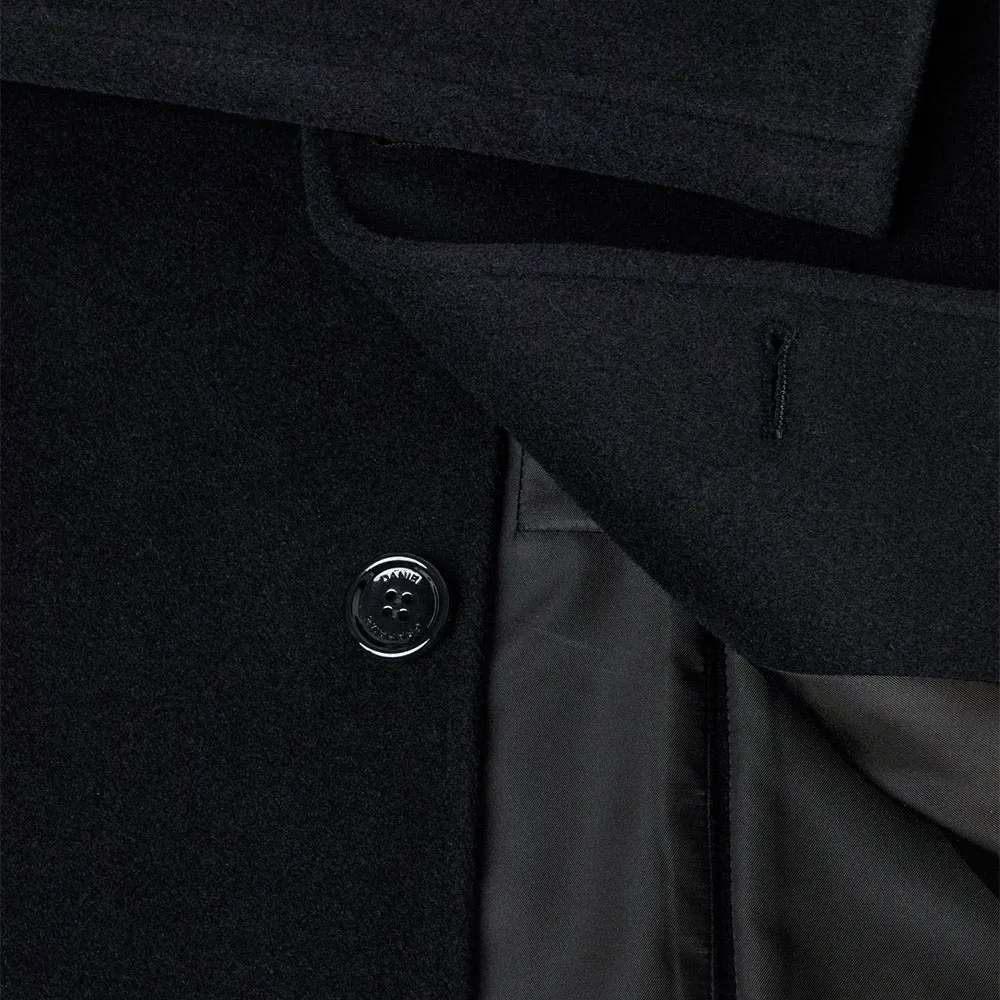 Daniel Grahame Wool-Rich Overcoat | Black