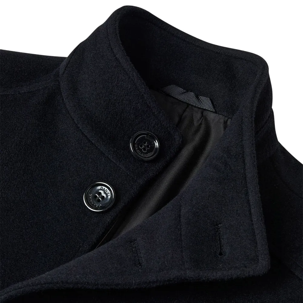 Daniel Grahame Wool-Rich Overcoat | Black