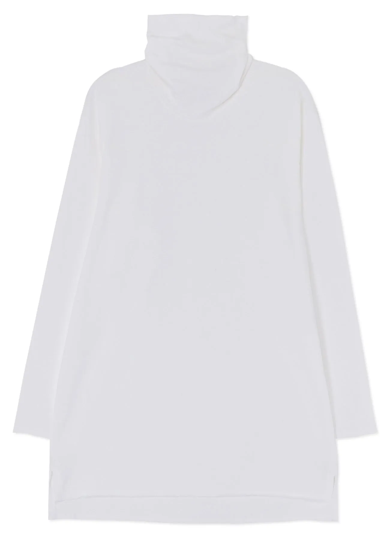 DOUBLE-FACE COTTON JERSEY TURTLENECK