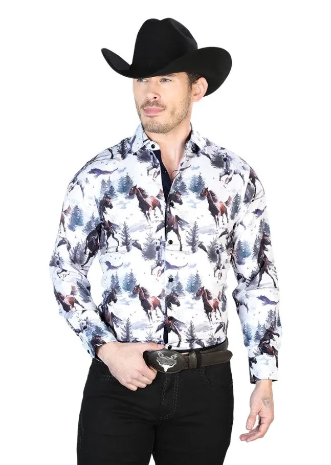 EL SENOR DE LOS CIELOS Men's Casual shirt L/S 43689