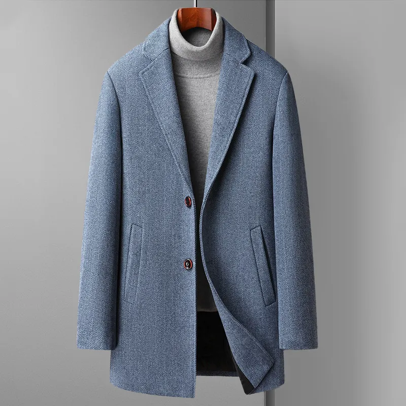 Ethan Elegant Wool Overcoat