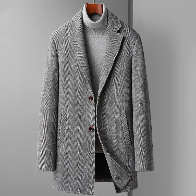 Ethan Elegant Wool Overcoat