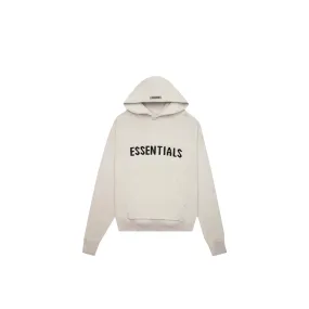 Fear of God Essentials Knit Pullover Hoodie 'Light Heather Oatmeal' (2021)