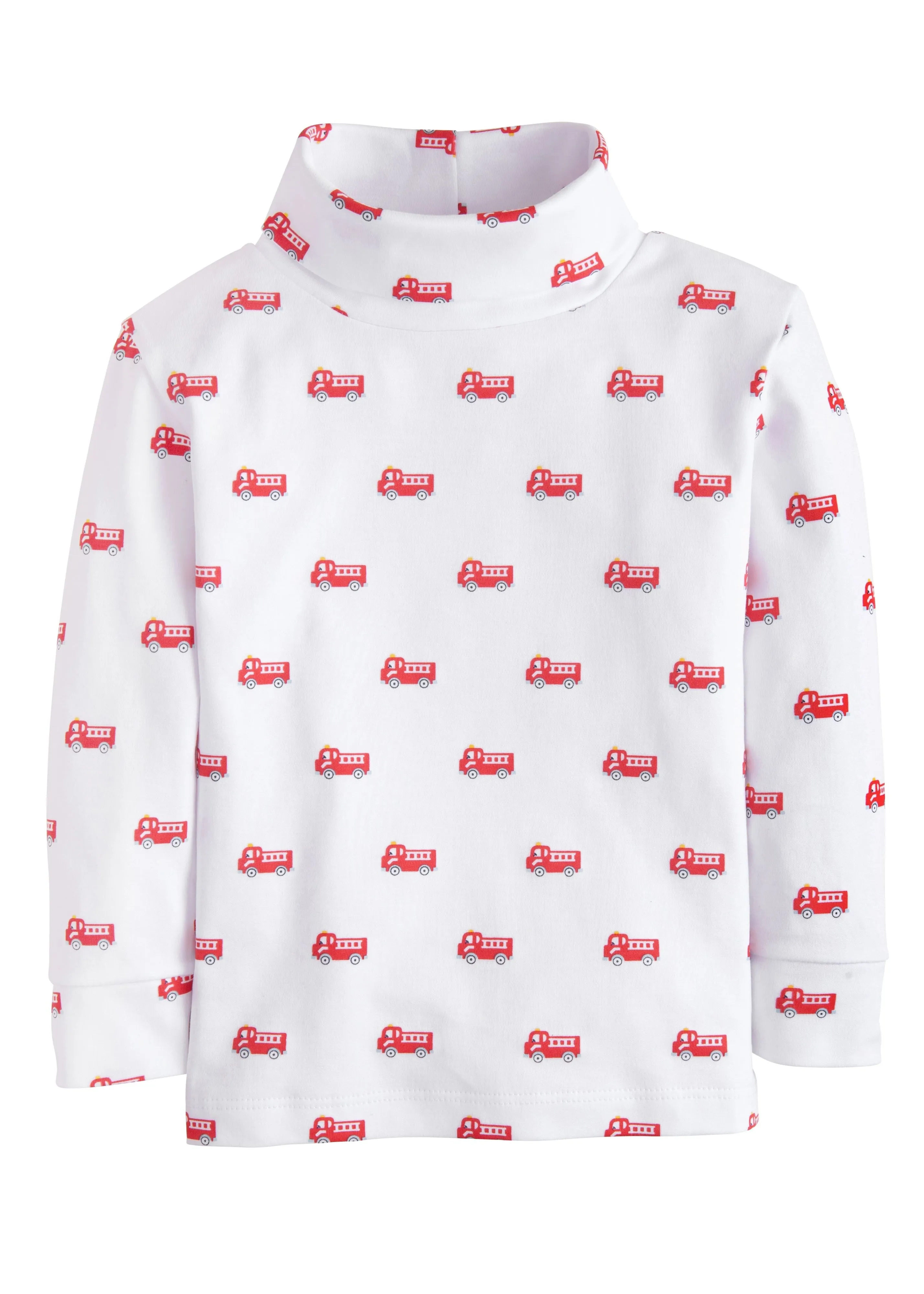 Firetruck Printed Turtleneck Little English