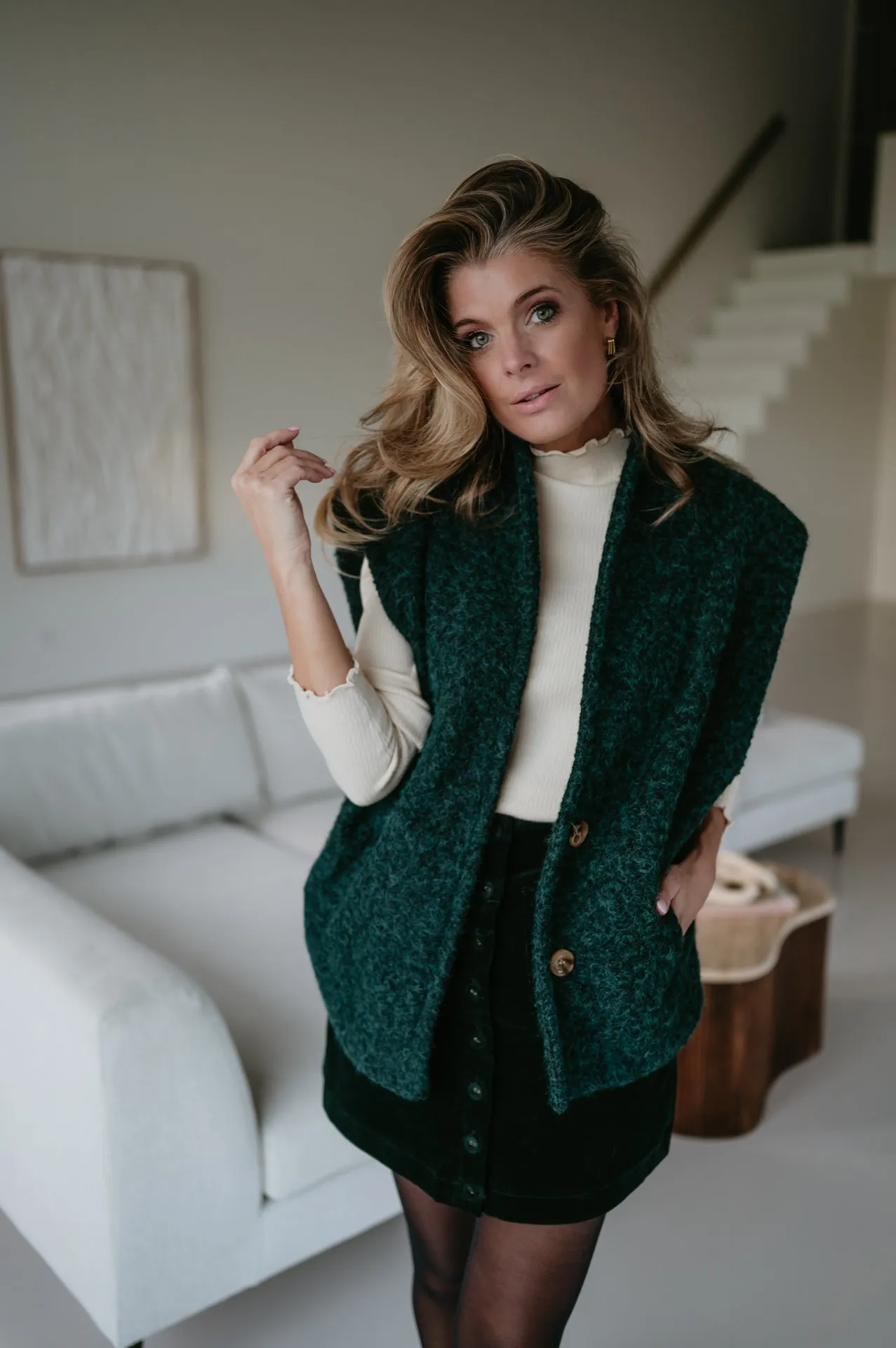 Ghiacco gilet I Emerald Green