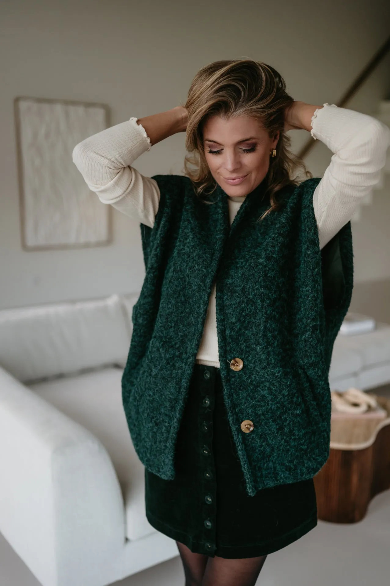 Ghiacco gilet I Emerald Green