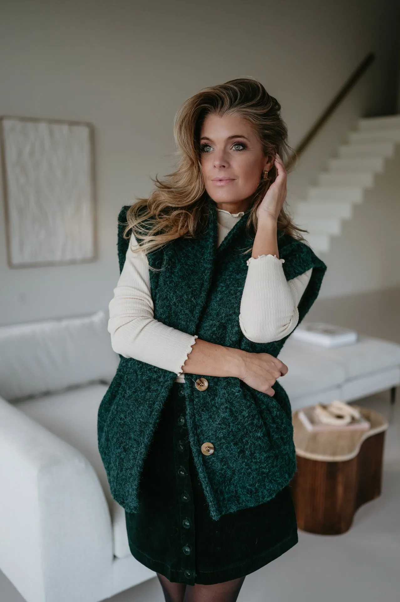 Ghiacco gilet I Emerald Green