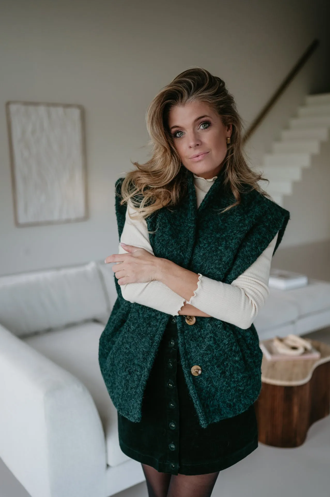 Ghiacco gilet I Emerald Green