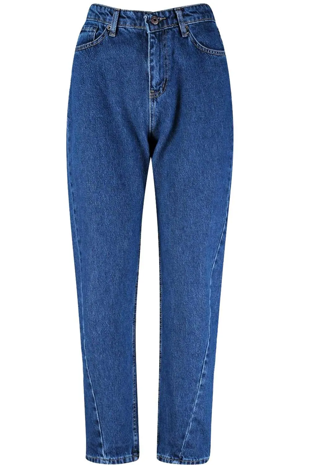 High Waist Twist Seam Jeans - UK 4