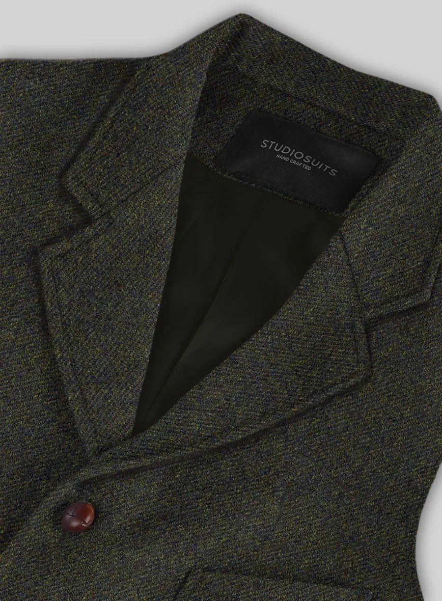 Highlander Heavy Heritage Green Tweed Hunting Vest