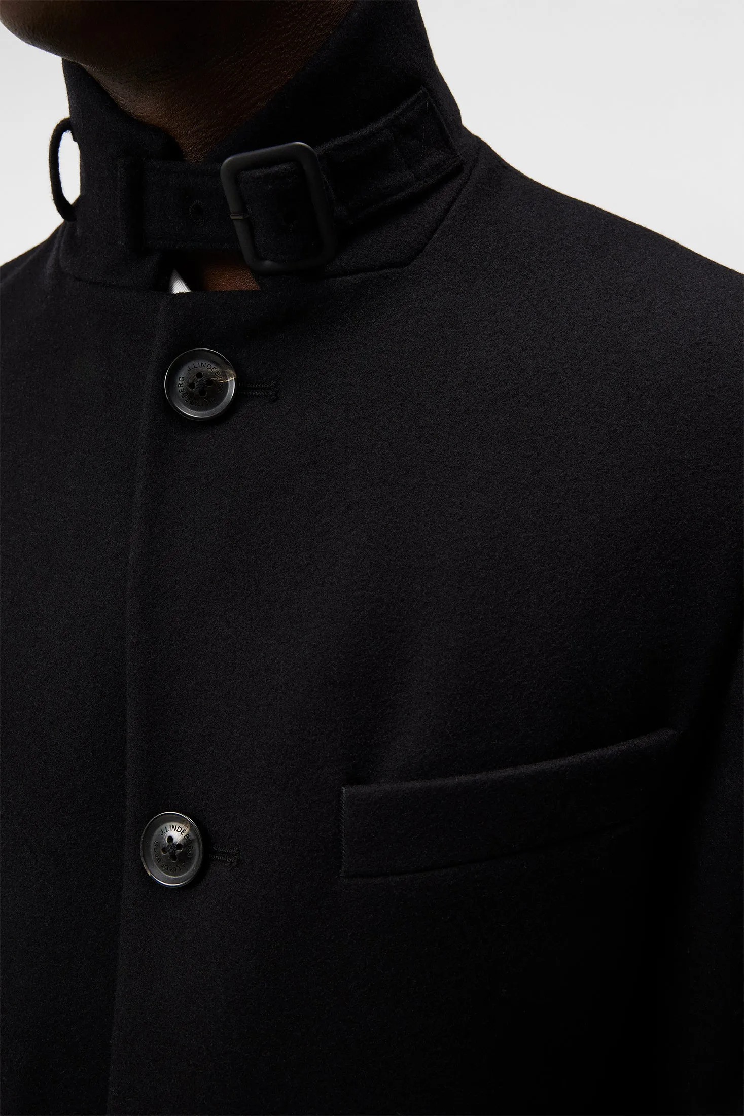 Holger Melton Coat / Black