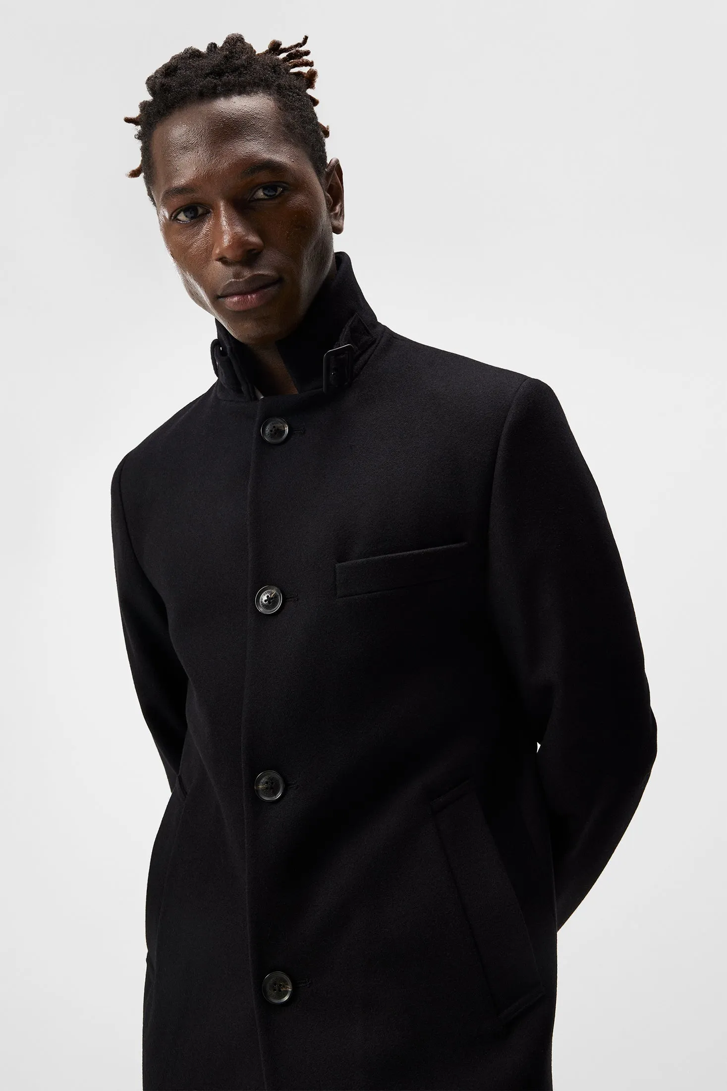 Holger Melton Coat / Black