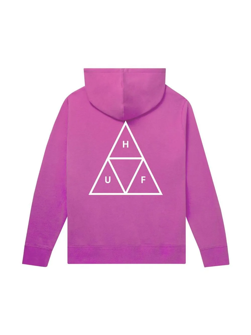 Huf Essentials Triple Triangle Pullover Hoodie Hot Pink PF00100