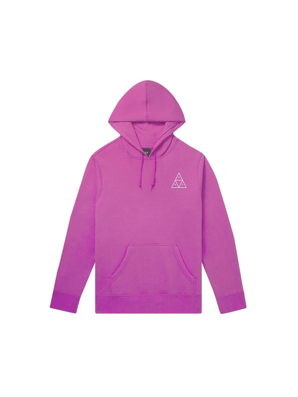 Huf Essentials Triple Triangle Pullover Hoodie Hot Pink PF00100