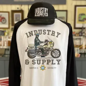 IN&S HIGHWAY PATROL LONG SLEEVE BASEBALL SHIRT