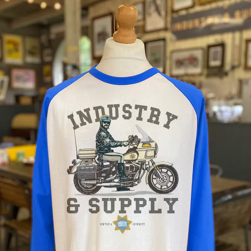 IN&S HIGHWAY PATROL LONG SLEEVE BASEBALL SHIRT